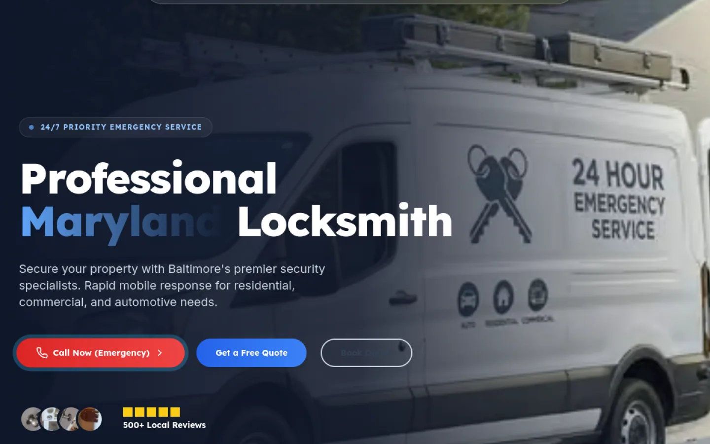 Mico Locksmith website designed by Logicspire